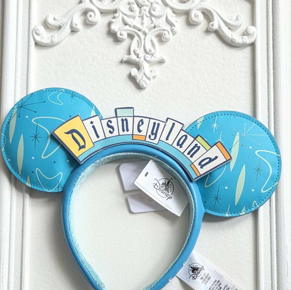 Disney Aqua Mickey Ears Headband